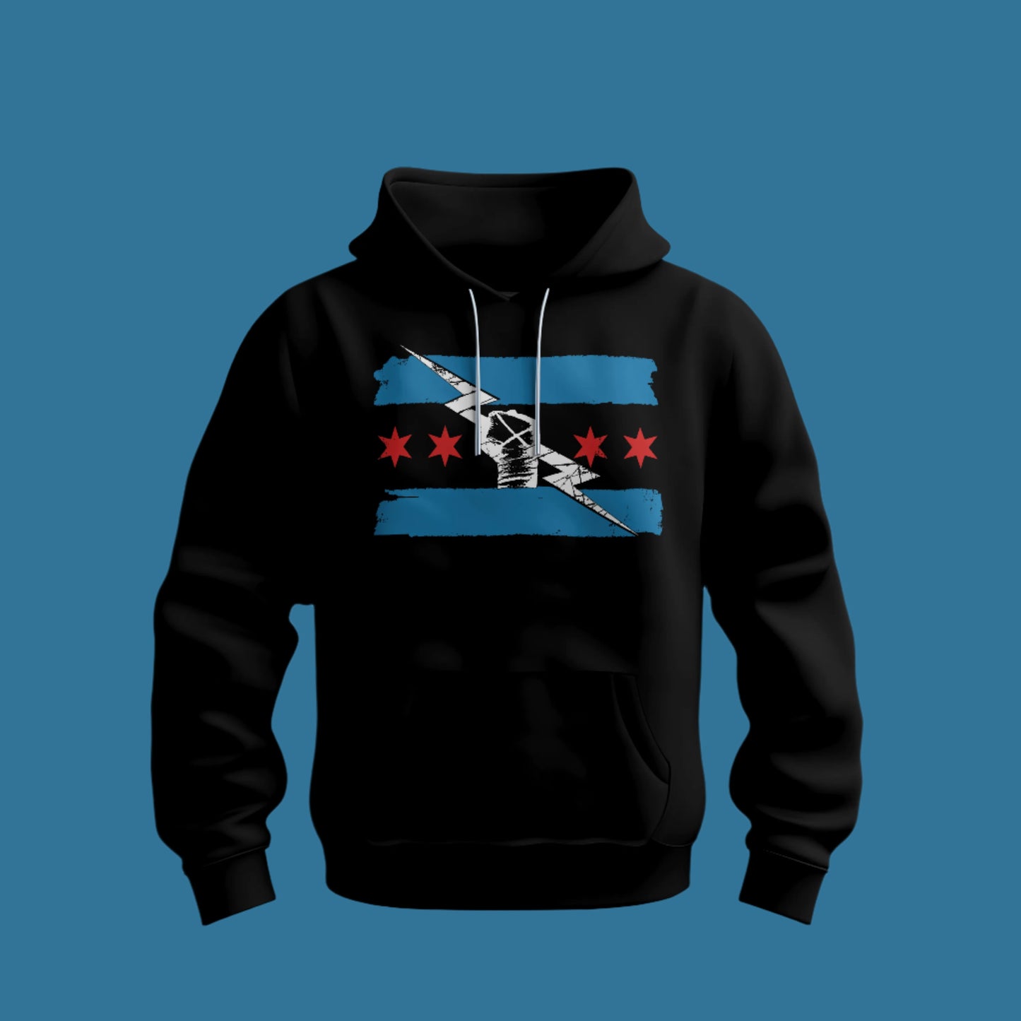 CM Punk Chicago Flag